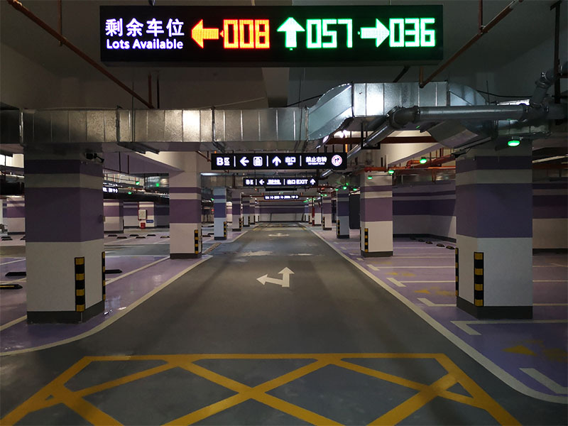 广东珠海市奥园广场超声波车位引导系统-2.jpg